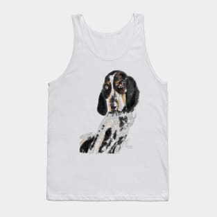 Relaxing Dog With Long Ears Tank Top